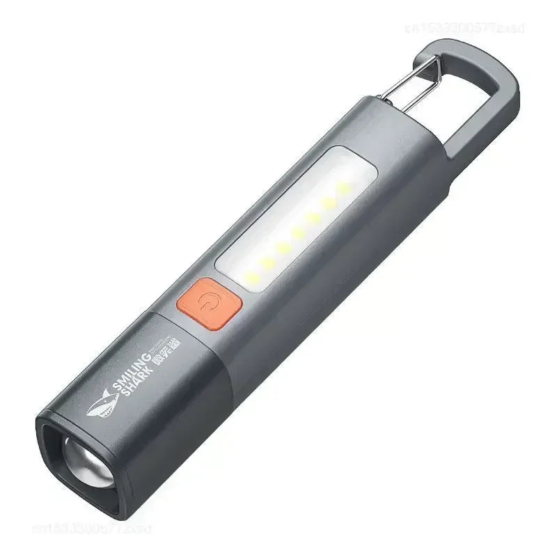 Lanterna Xiaomi SUPER, luz forte, foco variável com holofote, luzes laterais, lanterna recarregável de longo alcance.